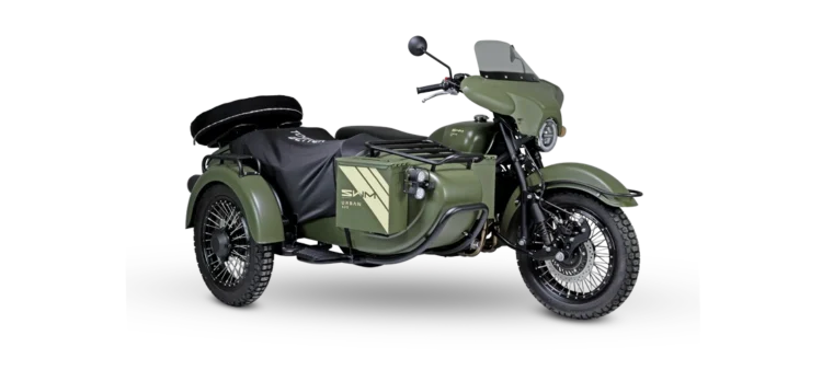Mootorratas külgkorviga SWM Urban 525 Green + lisad 500cc, 2026 mudel